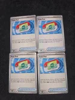 2026 Pokemon Ascended Heroes Poke Pad 198/217 NM/M (4x Card Lot) - Image 1