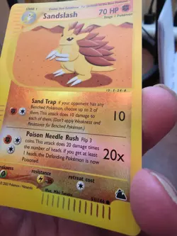 Pokemon Skyridge reverse holo Sandslash 93/144 - Image 3