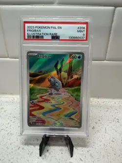 Pokemon Frigibax Illustration Rare Holo PSA 9 Sv02 Paldea Evolved 208/193 2023 - Image 1