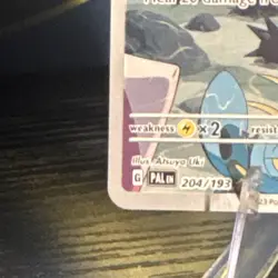 Pokemon Marill 204/193 Sv02 Paldea Evolved Illustration Rare Holo Full Art - Image 5