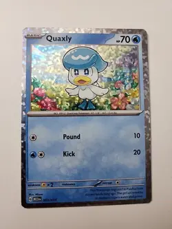 Pokemon TCG Quaxly 003/015 McDonald's 2023 Holo! - Image 1