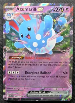 Azumarill ex 084/217 - Double Rare - Pokemon: Ascended Heroes - NM Pack Fresh! - Image 1