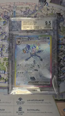 Pokemon Glaceon EX Prismatic Evolutions SIR #150/131 BGS 9.5 Gem Mint - Image 1