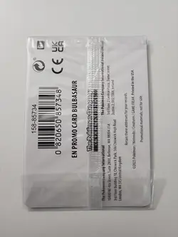 Pokemon TCG Bulbasaur 001 (Best Buy Stamped) Scarlet & Violet 151 Promo SEALED! - Image 2