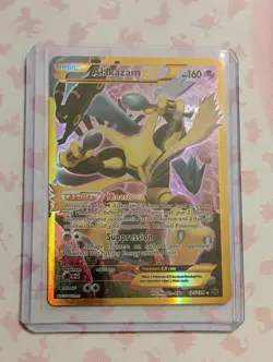 Pokemon Alakazam EX Full Art Secret Rare Holo Fates Collide 125/124 Eng LP - Image 2