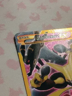 Pokemon Alakazam EX Full Art Secret Rare Holo Fates Collide 125/124 Eng LP - Image 5