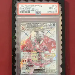 Pokemon Charizard ex 074 SV Promo Holo PSA 10 Scarlet & Violet English TCG Card - Image 1