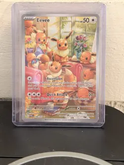 Pokemon Eevee 188/167 Illustration Rare Holo Sv06 Twilight Masquerade HP 50 - Image 1