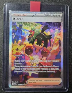 Pokemon Kieran 218/167 Sv06: Twilight Masquerade Holo SIR - Image 1