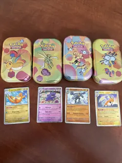 Sam’s Club Pokemon 151 Mini Tin Bundle Set of 4 Cosmos Holo Promos (Promos only) - Image 1