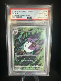 Pokemon Temporal Forces Arbok 176/162 PSA 10 - Image 1