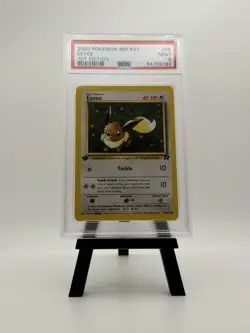 2000 Pokemon Rocket #55 - Eevee - Mint - 1st Edition - PSA 9 - Image 1