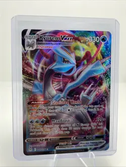 Kyurem VMAX 049/196 Holo Rare VMAX Lost Origin Pokemon Holo Near Mint - Image 1