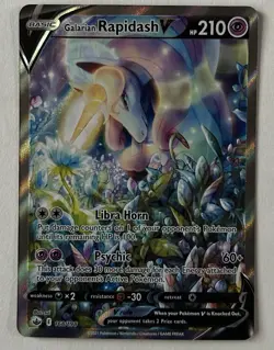 Pokemon TCG Galarian Rapidash V Chilling Reign Alternate Art 168/198 - NM/Mint - Image 2