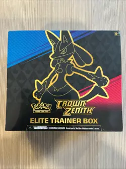 Pokemon TCG: Crown Zenith Elite Trainer Box English Booster 2023 New Sealed - Image 1