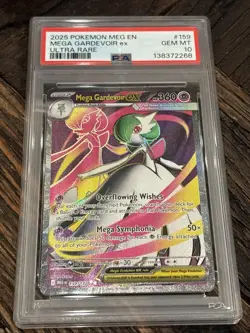 2025 POKEMON MEG EN-MEGA EVOLUTION ULTRA RARE #159 MEGA GARDEVOIR EX PSA 10 - Image 1