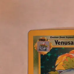 LP Pokemon Venusaur 15/102 Base Set Holo Rare 1999 - Image 2