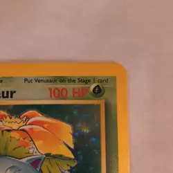 LP Pokemon Venusaur 15/102 Base Set Holo Rare 1999 - Image 3
