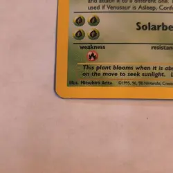 LP Pokemon Venusaur 15/102 Base Set Holo Rare 1999 - Image 4