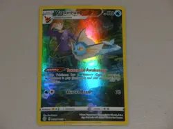 2022 Pokemon Brilliant Stars Trainers Gallery ULTRA RARE #TG02 Vaporeon V TGUR - Image 1