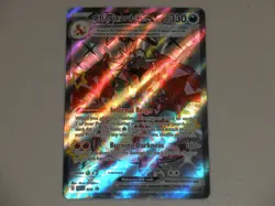 2024 Pokemon S&V Black Star Promo Paldean Fates Tin #074 Charizard EX HOLO - Image 1