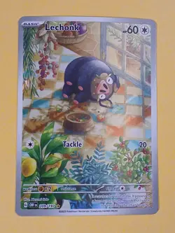 Pokemon Scarlet & Violet Obsidian Flames Lechonk 209/197 Illustration Rare - Image 1