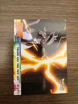 Pokemon Topps Movie Animation Edition #7 Trying Out The New Toy! Blue Logo! - Image 1