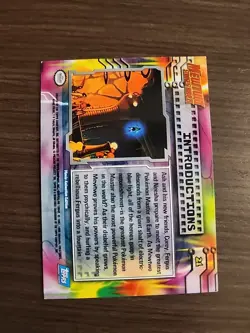 Pokemon Topps Movie Animation Edition #21 Introductions! Blue Logo - Image 2
