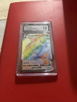 CGC 10 GYARADOS VMAX 207 EVOLVING SKIES SECRET RAINBOW RARE POKEMON GEM MINT - Image 3
