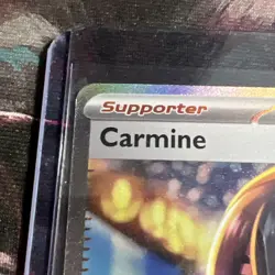 Pokemon Carmine 217/167 Sv06: Twilight Masquerade Full Art Holo Trainer SIR - Image 4