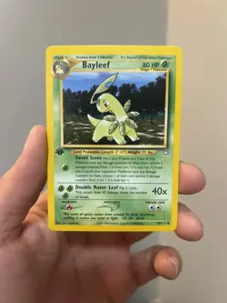 Pokemon Bayleef 29/111 - NM - 1st Edition Neo Genesis 2000 - Uncommon - Image 1