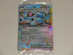 Pokemon Prismatic Evolutions #026 Glaceon EX Surprise Box Stamped Promo Sealed - Image 1
