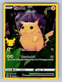 Pikachu 005/025 Holo Rare Celebrations NM - LP Pokemon TCG - Image 1
