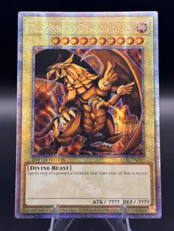 Yu-Gi-Oh! TCG The Winged Dragon of Ra LC01-EN003 Quarter Century Secret Rare QCR - Image 1