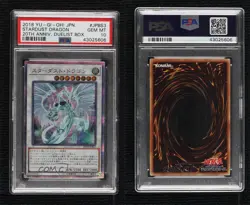 Stardust Dragon Japanese YuGiOh 20th Anniversary Duelist Box PSA 10 GEM MT - Image 3