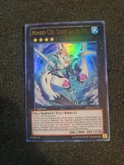 Yugioh Number C32: Shark Drake Veiss ABYR-EN039 Ultra Rare 1st Ed - Image 1