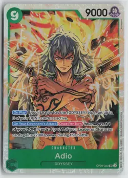 One Piece TCG Adio SR OP09-023 Emperors in the New World English - Image 1