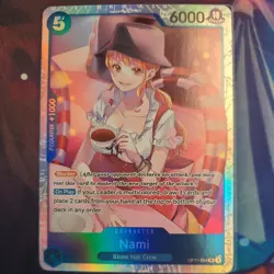 Nami SR OP11-054 A Fist of Divine Speed One Piece English NM - Image 1