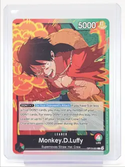 MONKEY D. LUFFY 2025 ONE PIECE CARRYING ON HIS WILL LEADER A OP13-001 Q4647 - Image 1