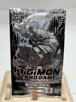 Digimon Card Game Store Tournament 2024 Jul.-Sep. Winner Pack English New X3 - Image 2
