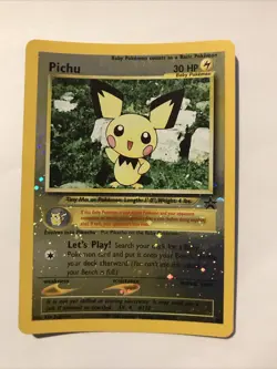Pichu Reverse Holo Black Star Promo 35 WOTC Pokemon Card - Image 1