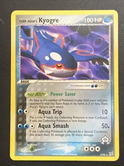Pokemon Card TCG Team Magma vs Aqua #3/95 Team Aqua's Kyogre Non Holo VLP/NM - Image 1