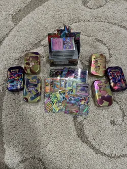 Pokemon Card Lot With Tins - MEGA/Journey/151 - Mega Charizard EX - Image 1