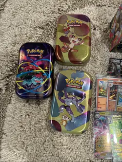 Pokemon Card Lot With Tins - MEGA/Journey/151 - Mega Charizard EX - Image 4