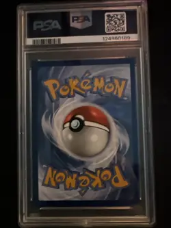 Pokemon Meowth TCG Team Rockets Holo Card 149/182 Cosmos Holo PSA 10 - Image 2