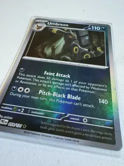 Umbreon Master Ball Pattern 059/131 Pokemon Prismatic Evolutions ERROR Card - Image 1