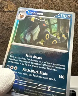 Umbreon Master Ball Pattern 059/131 Pokemon Prismatic Evolutions ERROR Card - Image 2