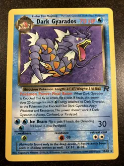 Pokemon TCG Card Dark Gyarados Non Holo Rare Rocket - Image 2