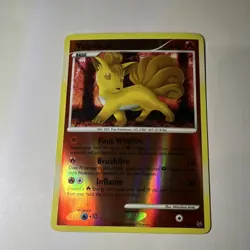 Pokemon Vulpix Platinum Reverse Holo Shiny Holo Rare Card SH6-12 - Image 1