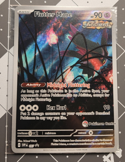 Flutter Mane - Pokemon Center - Black Star SV: Promo Card 097 Sealed - Image 4